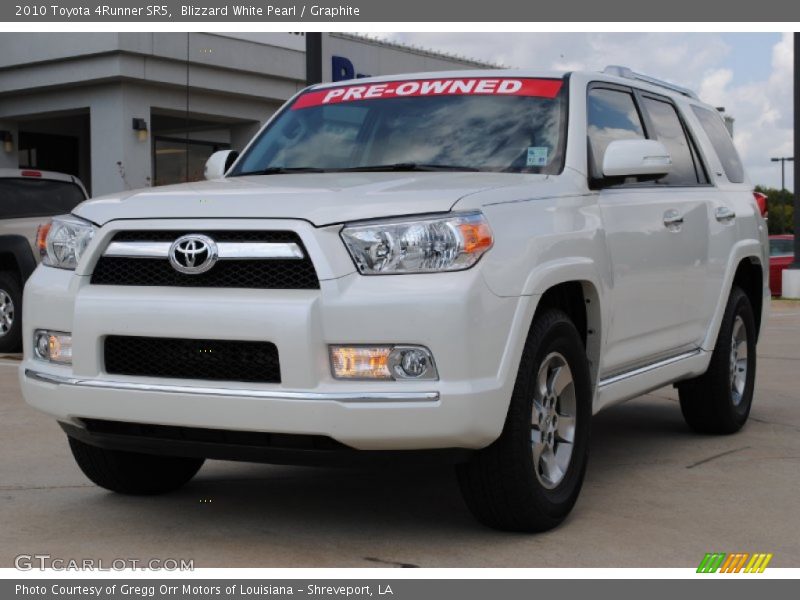 Blizzard White Pearl / Graphite 2010 Toyota 4Runner SR5