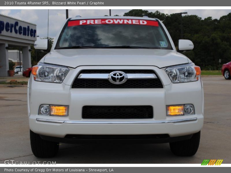 Blizzard White Pearl / Graphite 2010 Toyota 4Runner SR5