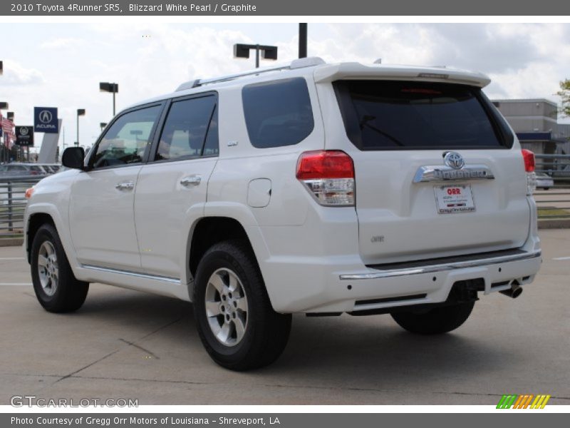 Blizzard White Pearl / Graphite 2010 Toyota 4Runner SR5