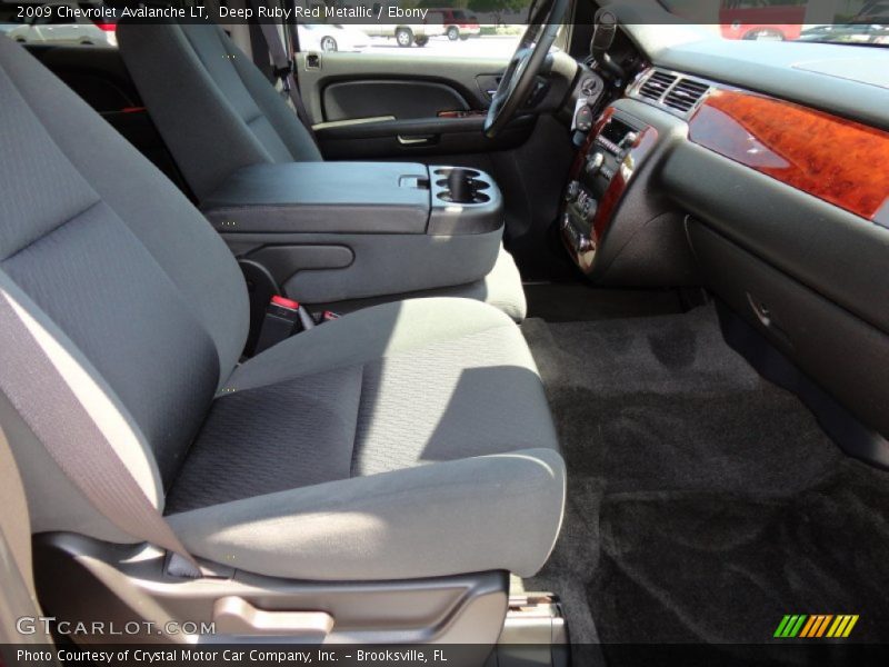 Deep Ruby Red Metallic / Ebony 2009 Chevrolet Avalanche LT