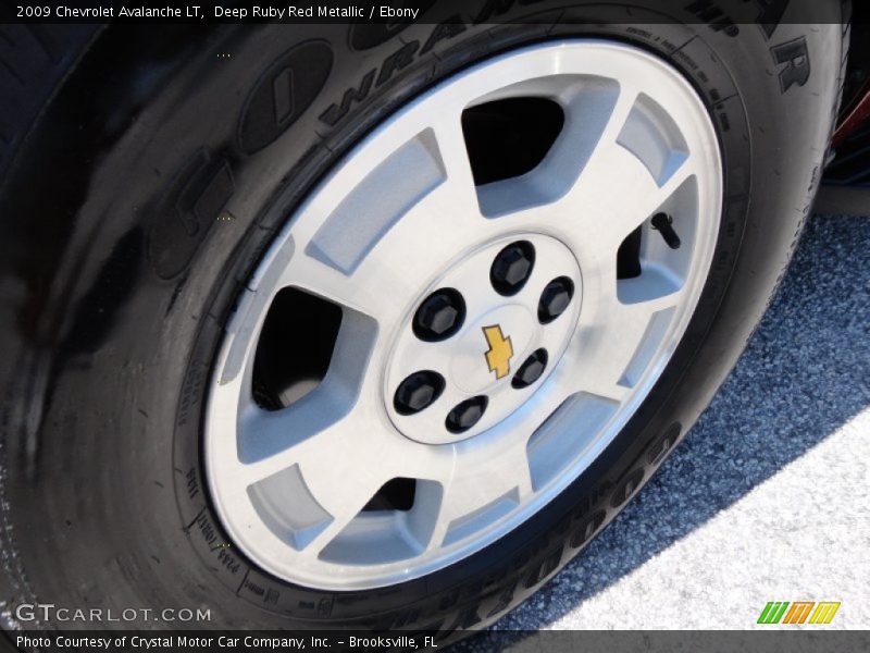 Deep Ruby Red Metallic / Ebony 2009 Chevrolet Avalanche LT