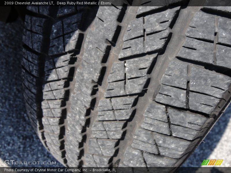 Deep Ruby Red Metallic / Ebony 2009 Chevrolet Avalanche LT