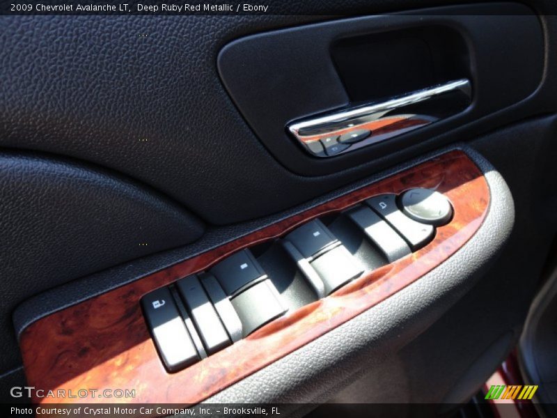 Deep Ruby Red Metallic / Ebony 2009 Chevrolet Avalanche LT