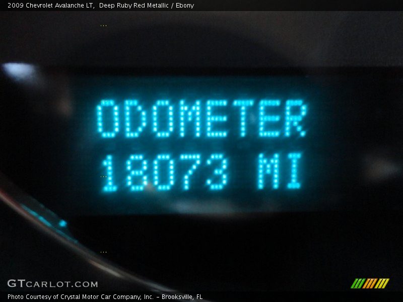 Deep Ruby Red Metallic / Ebony 2009 Chevrolet Avalanche LT