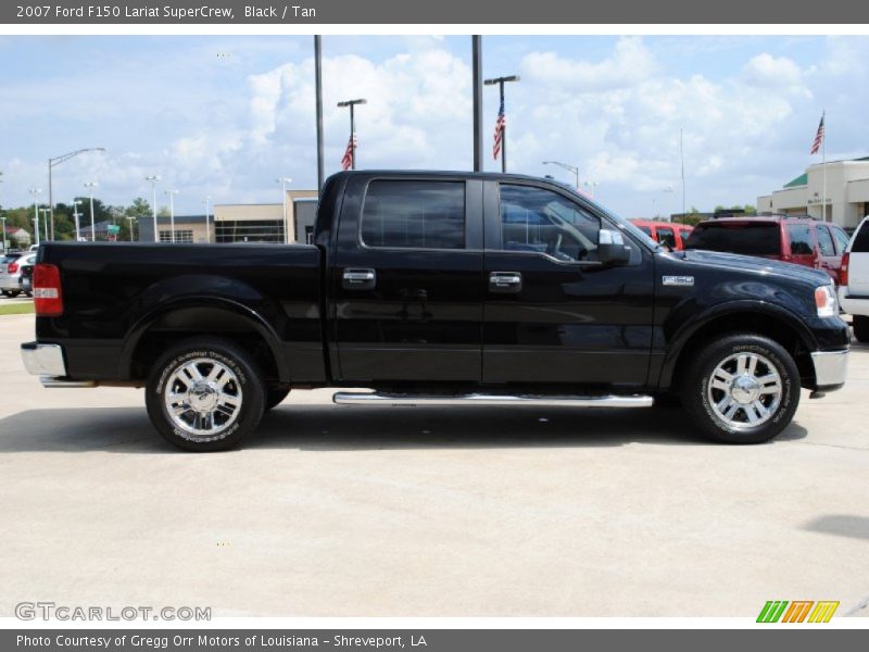 Black / Tan 2007 Ford F150 Lariat SuperCrew