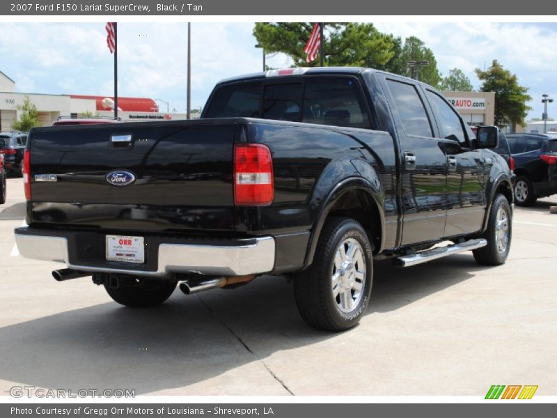 Black / Tan 2007 Ford F150 Lariat SuperCrew