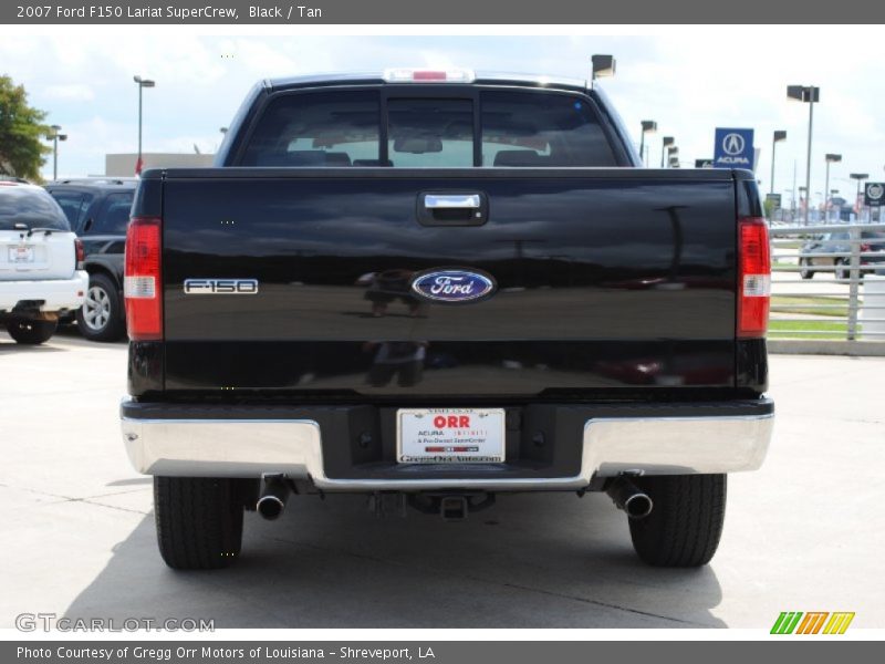 Black / Tan 2007 Ford F150 Lariat SuperCrew