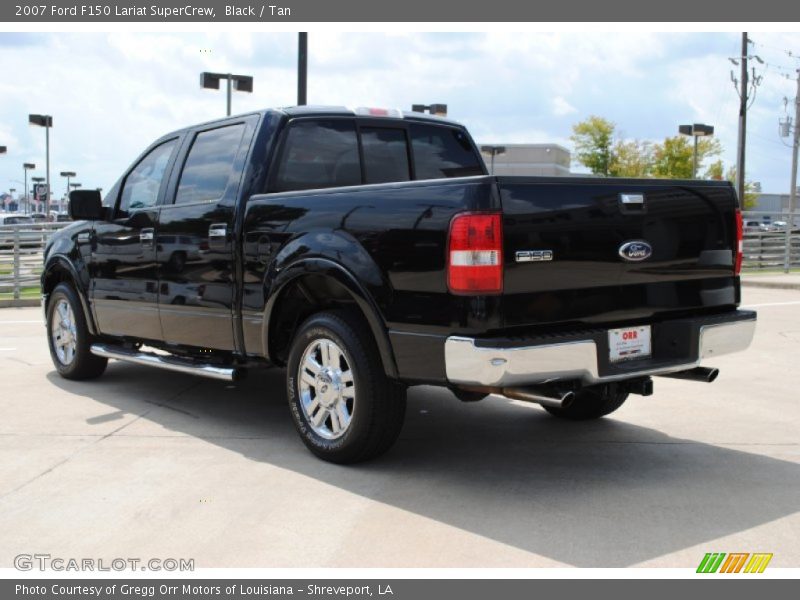 Black / Tan 2007 Ford F150 Lariat SuperCrew