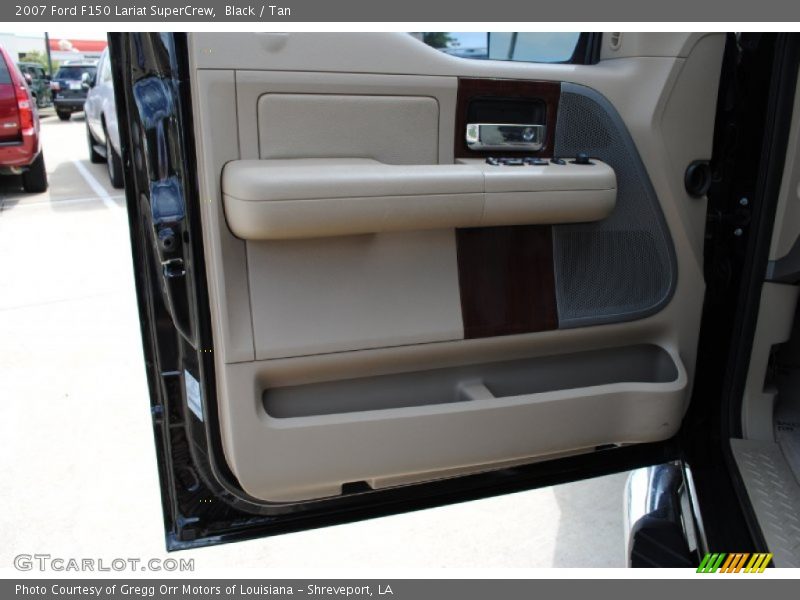 Black / Tan 2007 Ford F150 Lariat SuperCrew