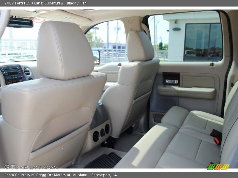 Black / Tan 2007 Ford F150 Lariat SuperCrew