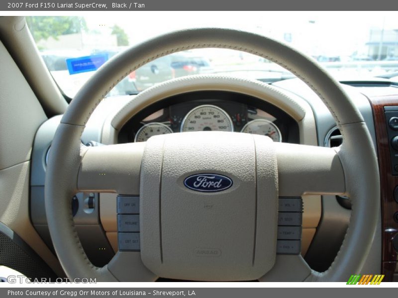 Black / Tan 2007 Ford F150 Lariat SuperCrew