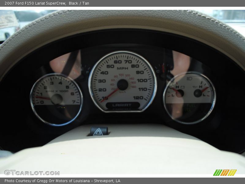 Black / Tan 2007 Ford F150 Lariat SuperCrew