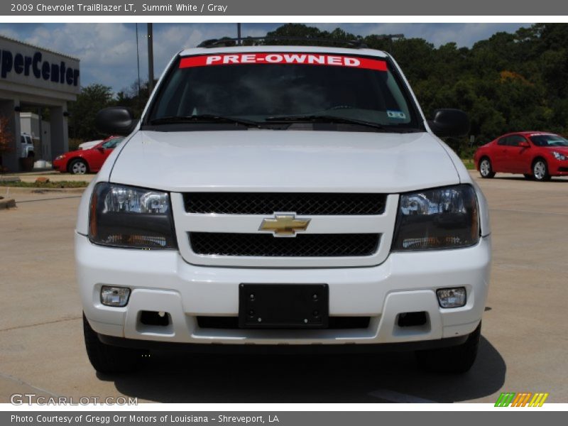 Summit White / Gray 2009 Chevrolet TrailBlazer LT