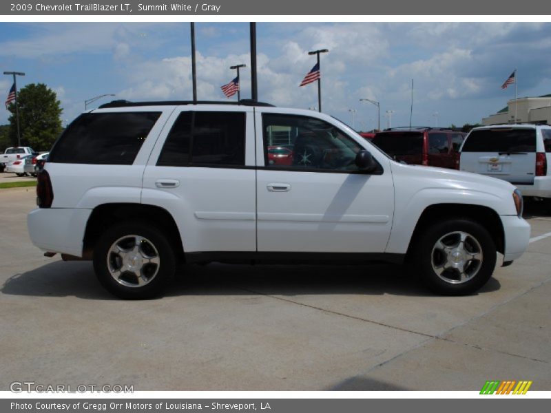 Summit White / Gray 2009 Chevrolet TrailBlazer LT