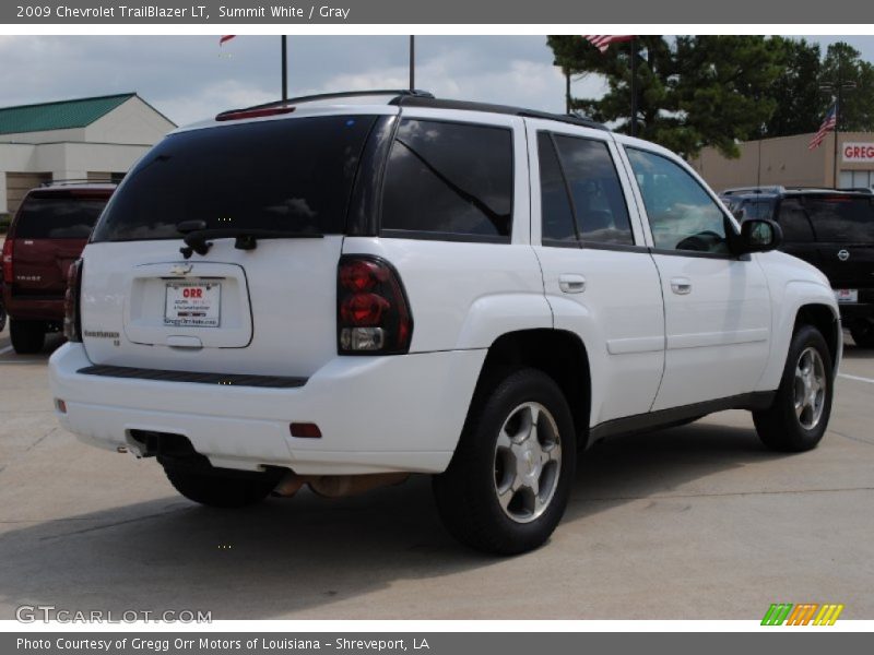 Summit White / Gray 2009 Chevrolet TrailBlazer LT