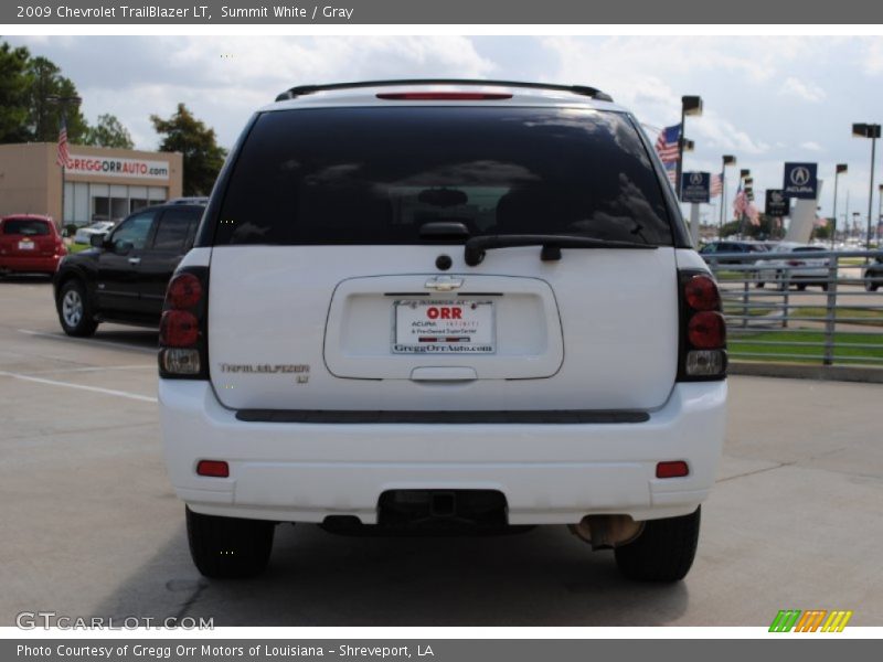 Summit White / Gray 2009 Chevrolet TrailBlazer LT
