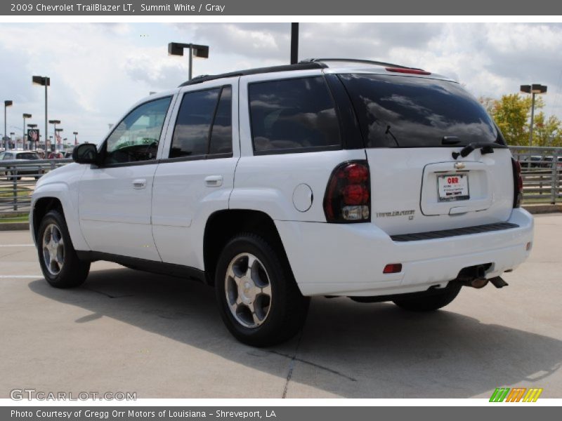 Summit White / Gray 2009 Chevrolet TrailBlazer LT