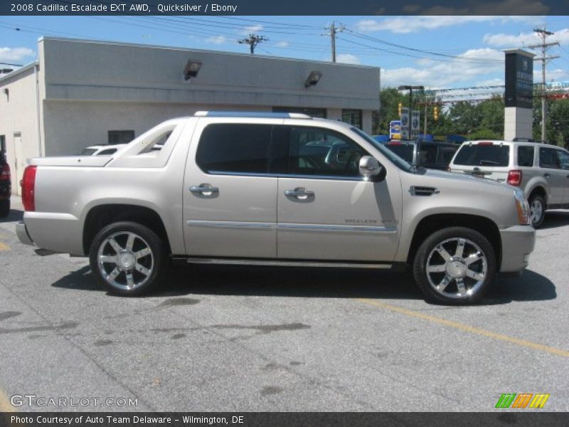 Quicksilver / Ebony 2008 Cadillac Escalade EXT AWD