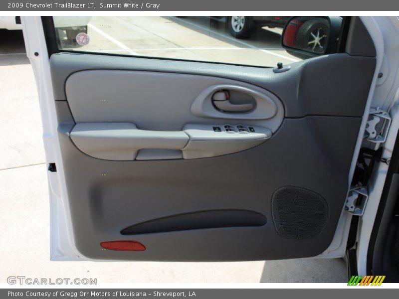 Summit White / Gray 2009 Chevrolet TrailBlazer LT