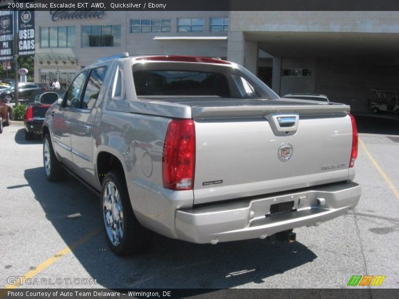 Quicksilver / Ebony 2008 Cadillac Escalade EXT AWD