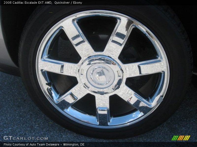 Quicksilver / Ebony 2008 Cadillac Escalade EXT AWD