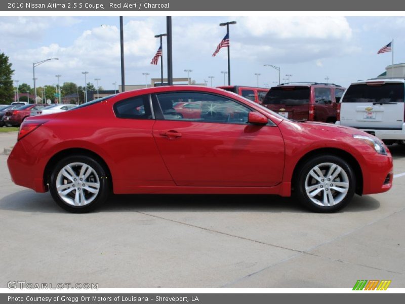 Red Alert / Charcoal 2010 Nissan Altima 2.5 S Coupe
