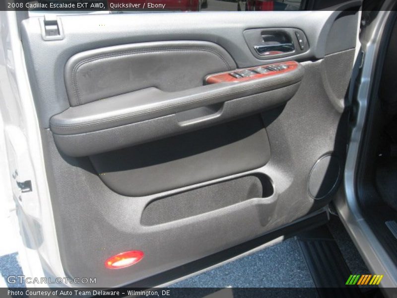 Quicksilver / Ebony 2008 Cadillac Escalade EXT AWD