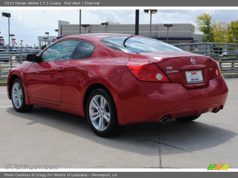 Red Alert / Charcoal 2010 Nissan Altima 2.5 S Coupe