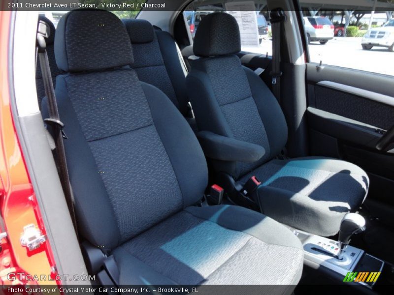 Victory Red / Charcoal 2011 Chevrolet Aveo LT Sedan