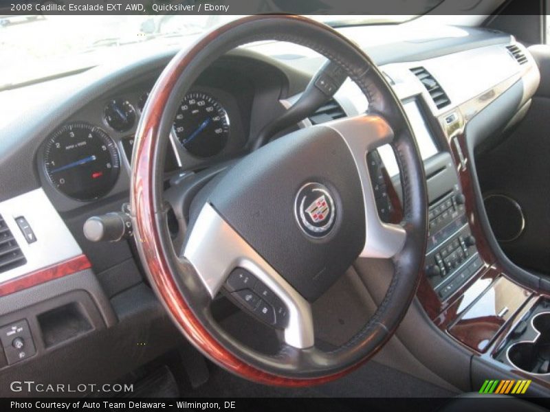 Quicksilver / Ebony 2008 Cadillac Escalade EXT AWD