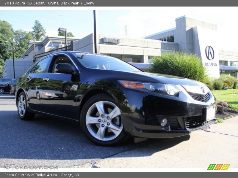 Crystal Black Pearl / Ebony 2010 Acura TSX Sedan