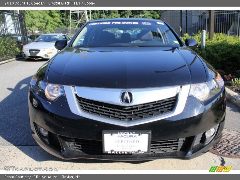 Crystal Black Pearl / Ebony 2010 Acura TSX Sedan