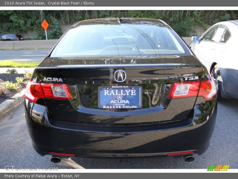 Crystal Black Pearl / Ebony 2010 Acura TSX Sedan