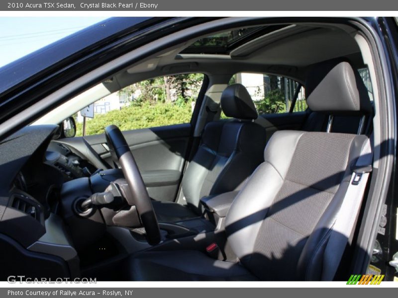 Crystal Black Pearl / Ebony 2010 Acura TSX Sedan