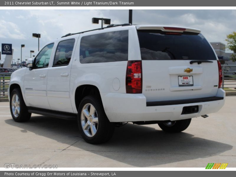 Summit White / Light Titanium/Dark Titanium 2011 Chevrolet Suburban LT