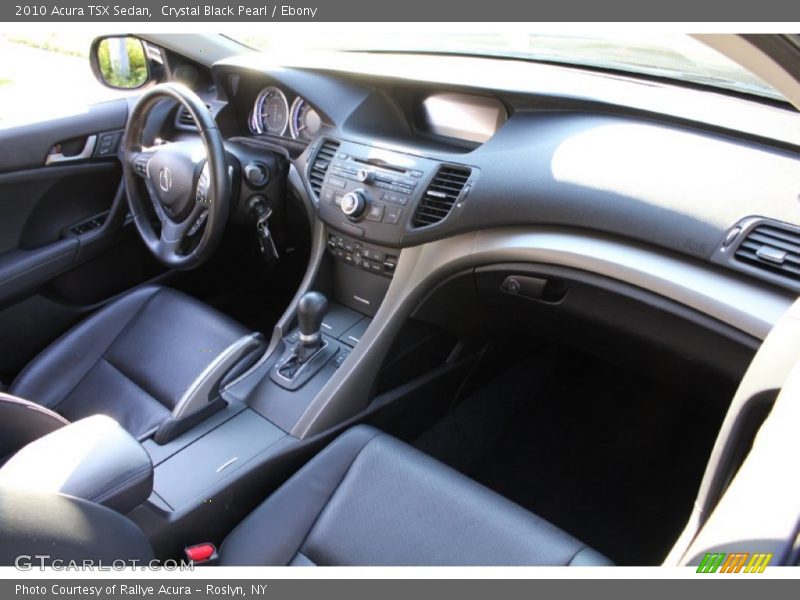 Crystal Black Pearl / Ebony 2010 Acura TSX Sedan