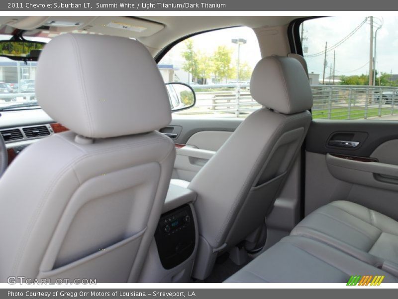 Summit White / Light Titanium/Dark Titanium 2011 Chevrolet Suburban LT