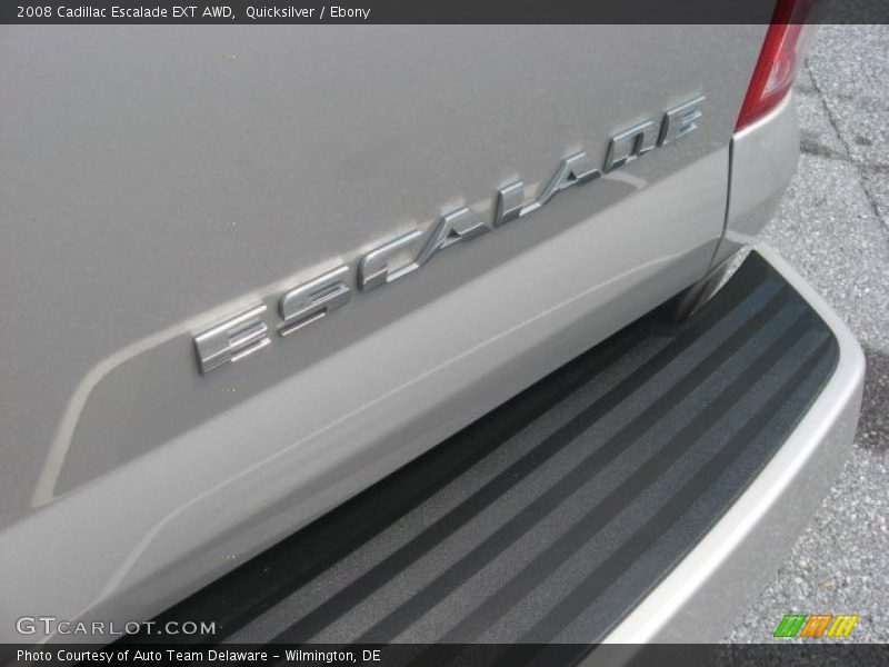 Quicksilver / Ebony 2008 Cadillac Escalade EXT AWD