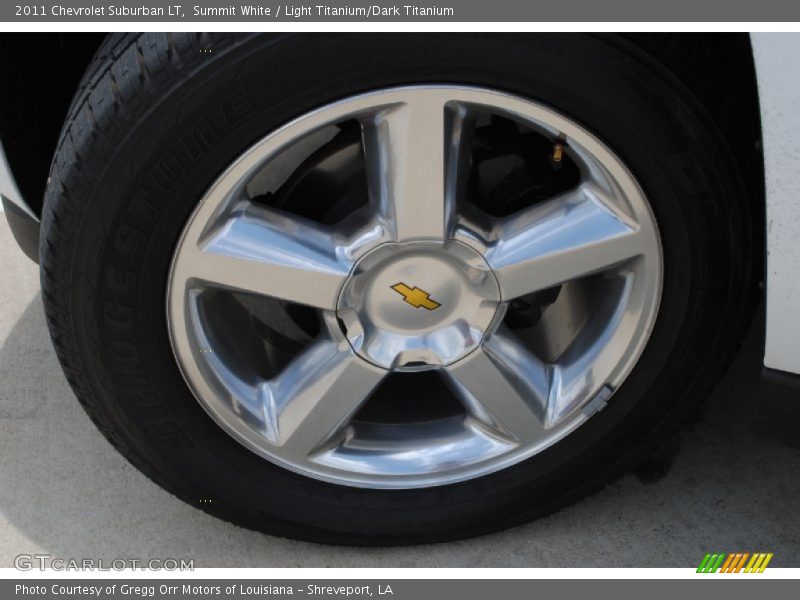 Summit White / Light Titanium/Dark Titanium 2011 Chevrolet Suburban LT