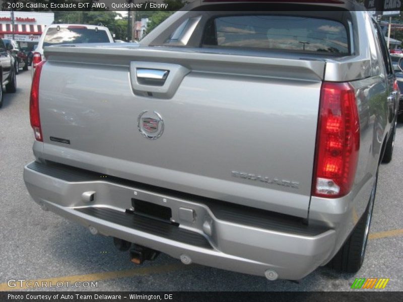 Quicksilver / Ebony 2008 Cadillac Escalade EXT AWD