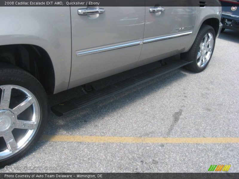 Quicksilver / Ebony 2008 Cadillac Escalade EXT AWD