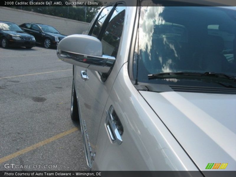 Quicksilver / Ebony 2008 Cadillac Escalade EXT AWD