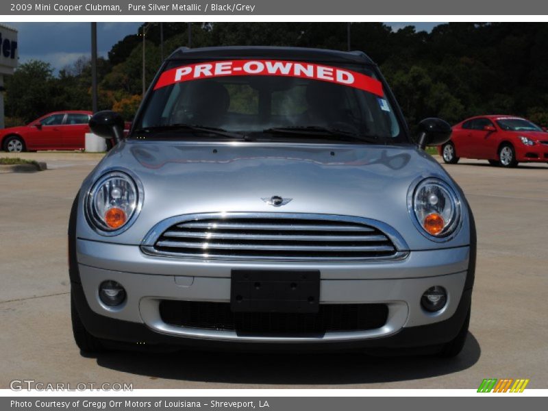 Pure Silver Metallic / Black/Grey 2009 Mini Cooper Clubman