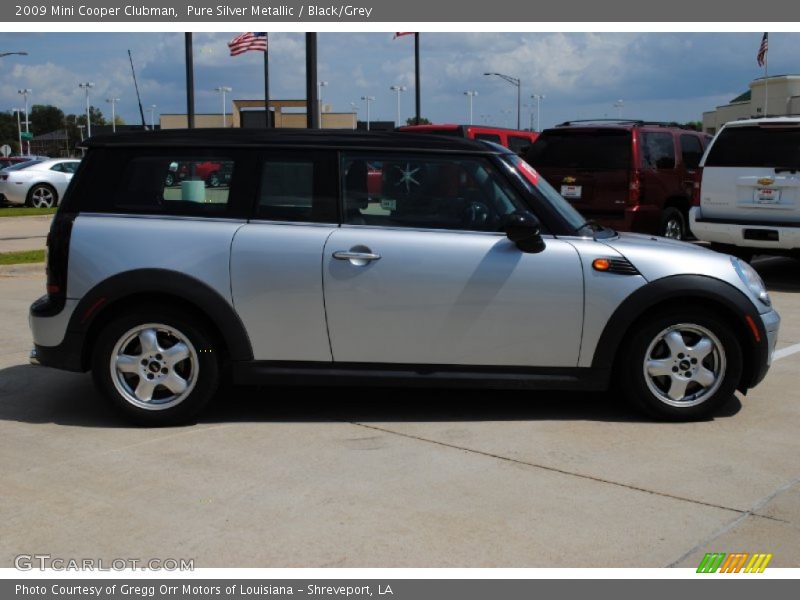 Pure Silver Metallic / Black/Grey 2009 Mini Cooper Clubman