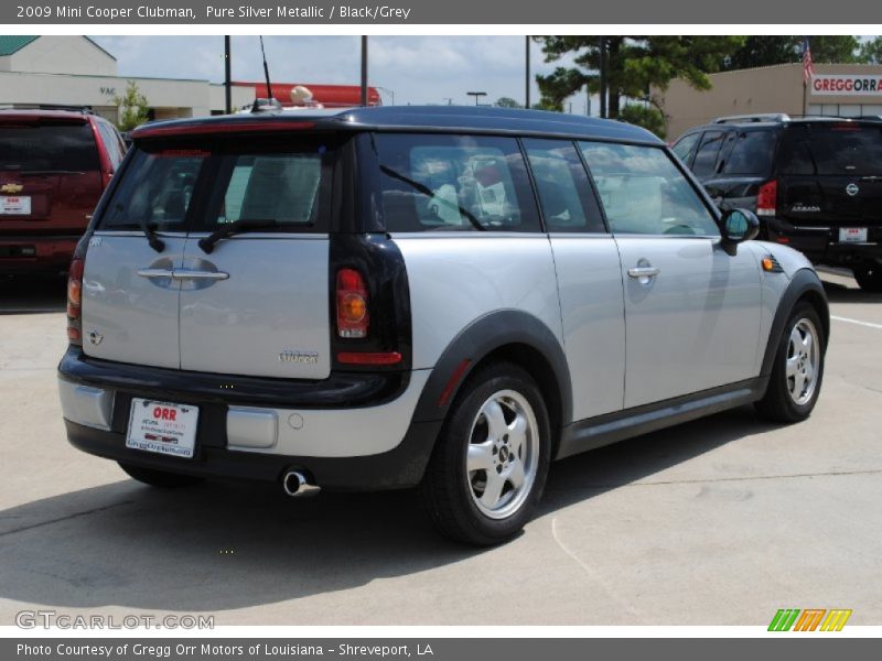 Pure Silver Metallic / Black/Grey 2009 Mini Cooper Clubman