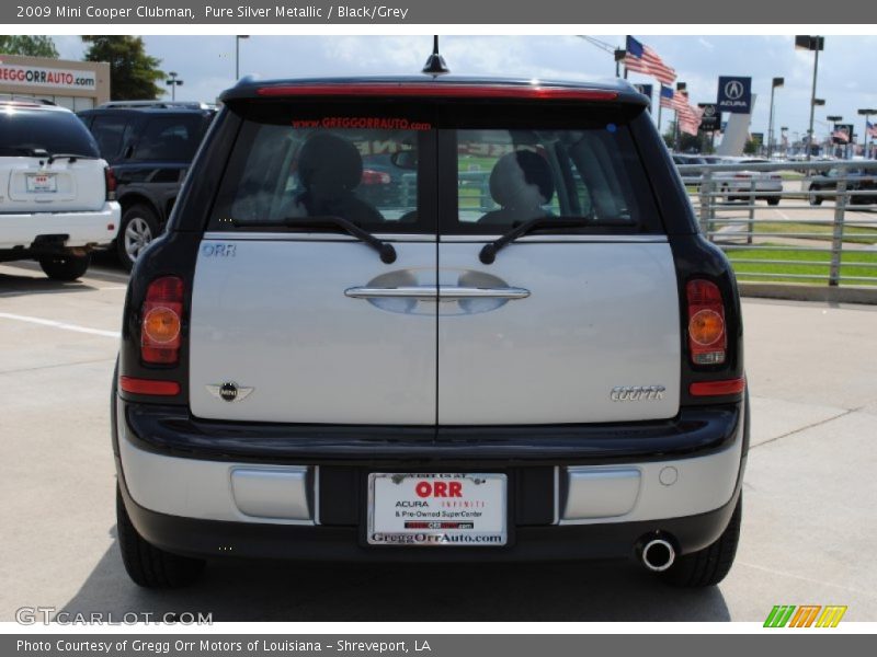 Pure Silver Metallic / Black/Grey 2009 Mini Cooper Clubman