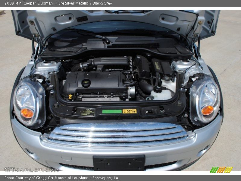 Pure Silver Metallic / Black/Grey 2009 Mini Cooper Clubman