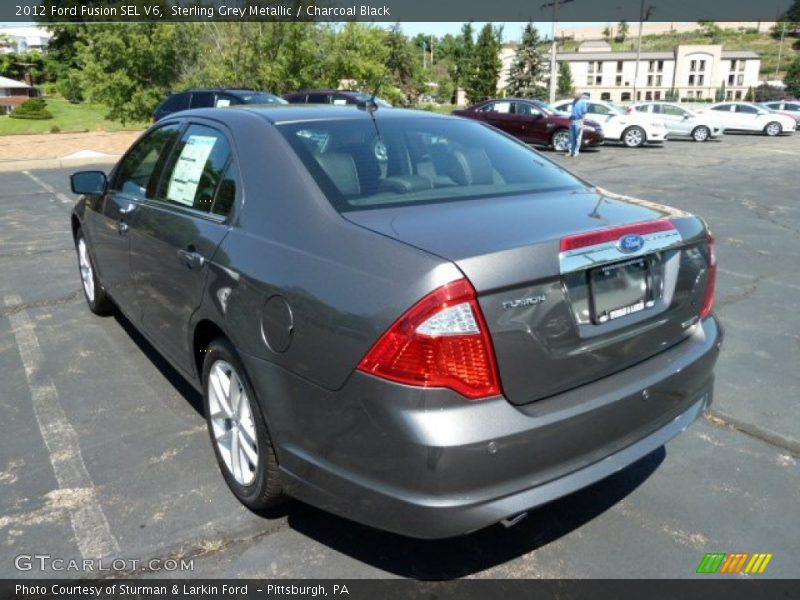 Sterling Grey Metallic / Charcoal Black 2012 Ford Fusion SEL V6