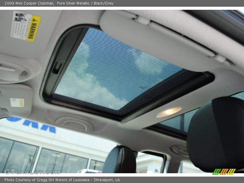 Pure Silver Metallic / Black/Grey 2009 Mini Cooper Clubman