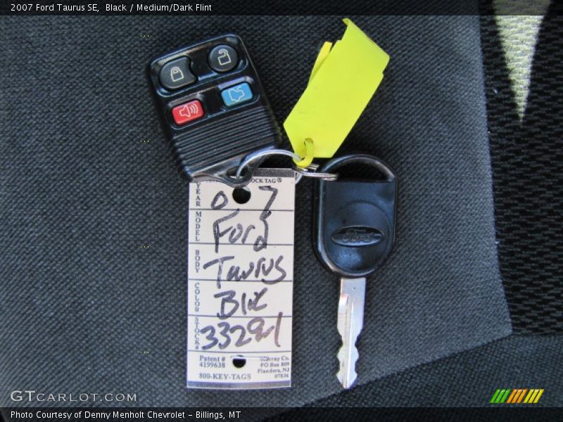 Black / Medium/Dark Flint 2007 Ford Taurus SE
